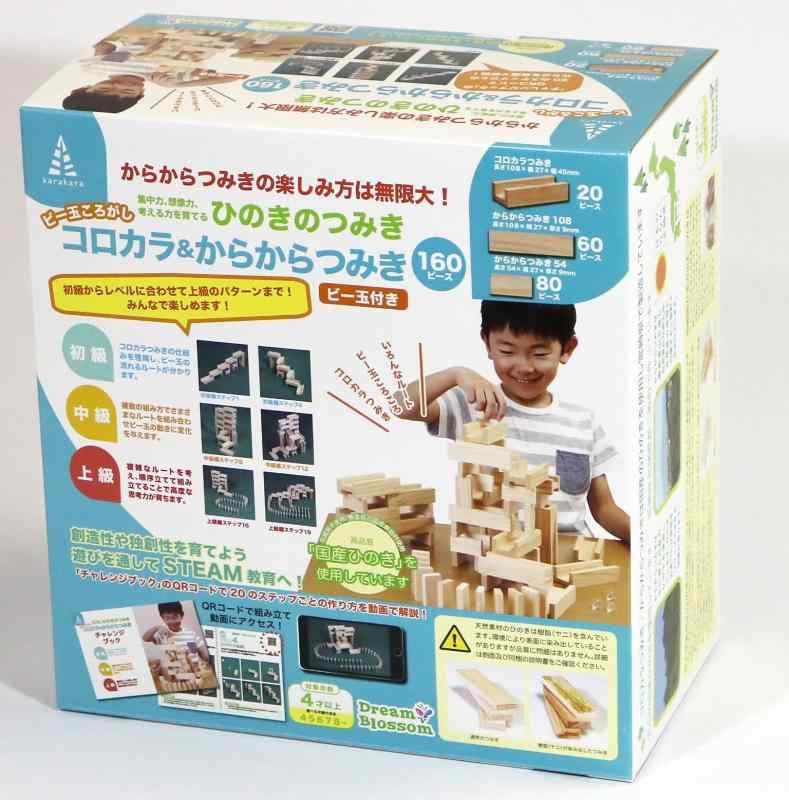 ドリームブロッサム ヒノキのつみき コロカラ\u0026amp;カラカラつみき仕掛ける 160天下太平