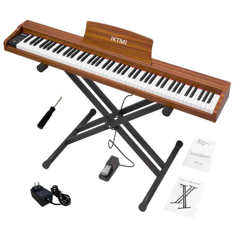 楽天市場】IKTMI 電子ピアノ 88鍵盤 木製 電子 ピアノ 88鍵盤 電子