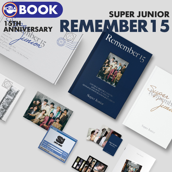 楽天市場 Superjunior 15th Anniversary Photo Book Remember 15 即日発送 Sj スーパージュニア スジュ フォトブック 写真集 15周年 公式グッズ Ekorea