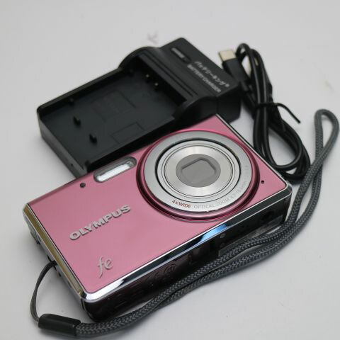 【美品】OLYMPUS オリンパス VH-410　デジカメ ピンク 完動品】OLYMPUS STYLUS VH-410 ピンク コンデジ