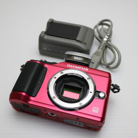 【中古】 超美品 E-PL2 赤いこと 上半身 楽になること引きうける 即日送りとどける OLYMPUS デジタル一眼 本体 週末祝送りとどける聞き入れる
