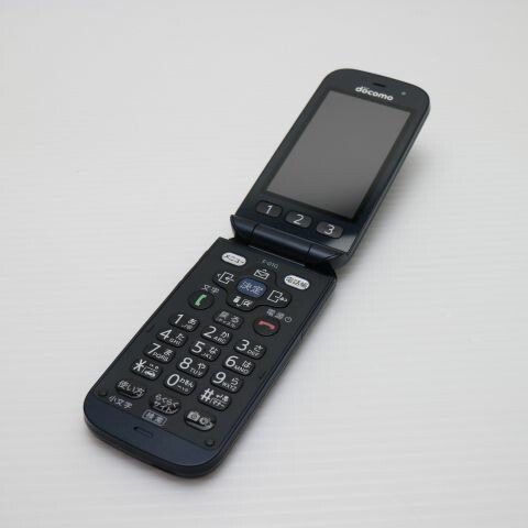 富士通 - F-01M ネイビー ガラケー 白ロム M333 ムスビー｜安心保証 良品中古 F-01M ネイビー ガラケー 白ロム