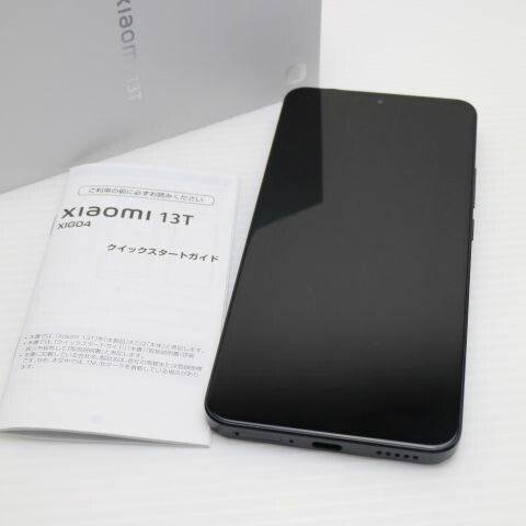 楽天市場】【中古】超美品 Xiaomi 13T XIG04 ブラック スマホ