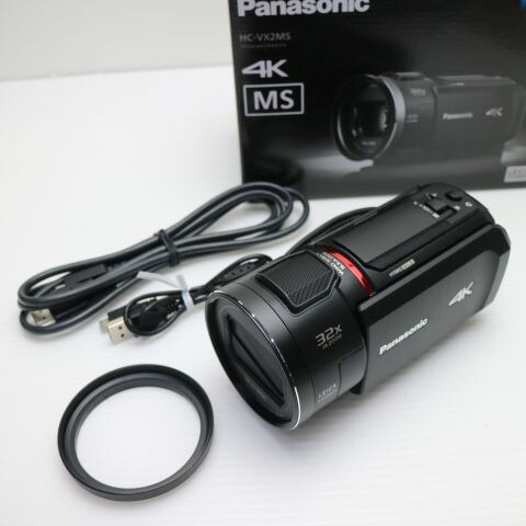 Panasonic ビデオカメラ HC-VX2MS 店頭展示品 Panasonic [展示品] HC-VX2MS-K(ブラック) デジタル4Kビデオ