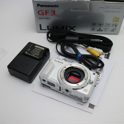 Panasonic - 良品中古 DMC-GF2 シェルホワイト ボディ M666 中古】Panasonic パナソニック LUMIX DMC-GF2 ホワイト + LUMIX