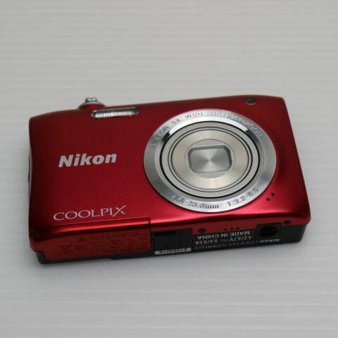 Nikon COOLPIX S2900 赤 ケース付き Nikon Coolpix S2900 5x 20.1MP Compact Digital Camera Red