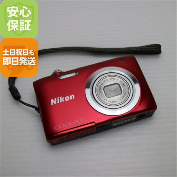 Nikon ニコン COOLPIX デジカメ A100 レッド Amazon | Nikon デジタルカメラ COOLPIX A100 光学5倍 2005万