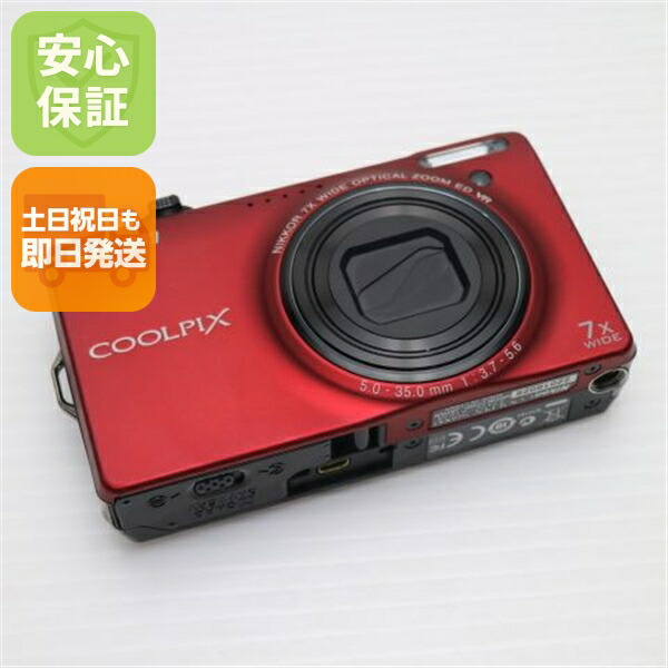 楽天市場】【中古】 良品中古 COOLPIX S6000 フラッシュレッド