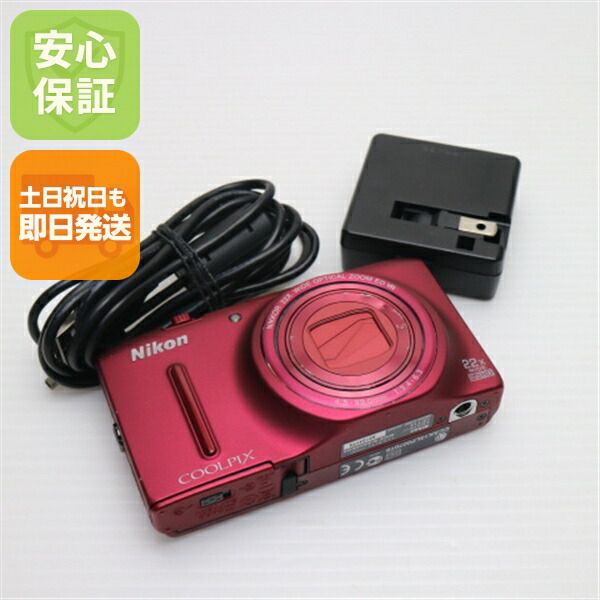 楽天市場】【中古】 超美品 COOLPIX S9500 ヴェルヴェットレッド 安心