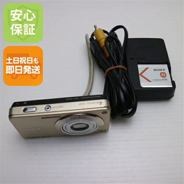 未使用級】SONY Cyber-shot DSC-W350 デジカメ ゴールド SONY Cyber