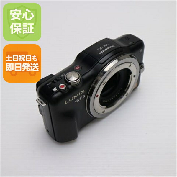【中古】 良品中古 DMC-GF3 肝ったま黒いこと 上半身 楽になること引きうける 即日送りとどける Panasonic LUMIX デジタル一眼 本体 週末祝送りとどける聞き入れる