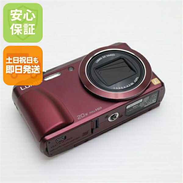 【中古】 新品同様 DMC-TZ55 レッド 安心保証 即日発送 デジカメ Panasonic 本体 土日祝発送OK