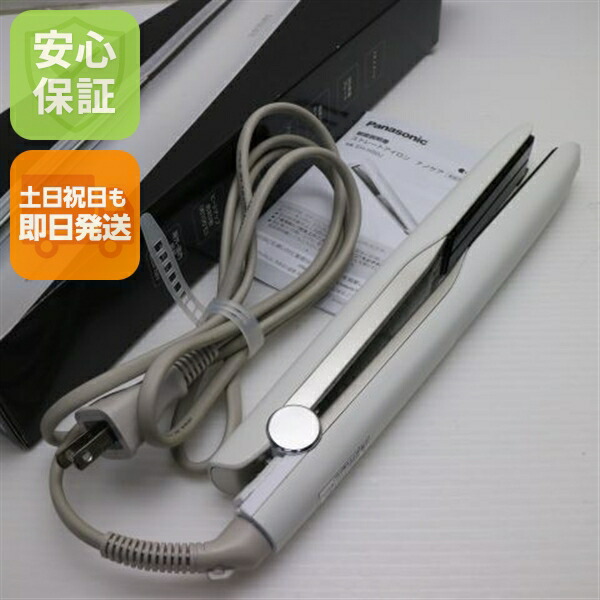 楽天市場】【中古】美品 EH-HS0E ナノケア ホワイト 白 ヘアアイロン