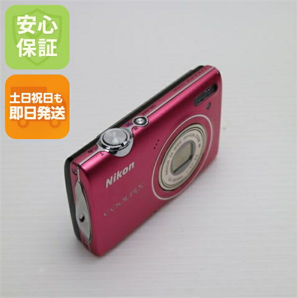 【美品・返品保証】Nikon COOLPIX S510 ラズベリーレッド 美品・返品保証】Nikon COOLPIX S510 ラズベリーレッド