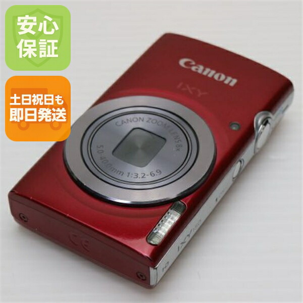 良品中古 IXY 150 レッド 即日発送 コンデジ Canon 本体 土日祝発送OK