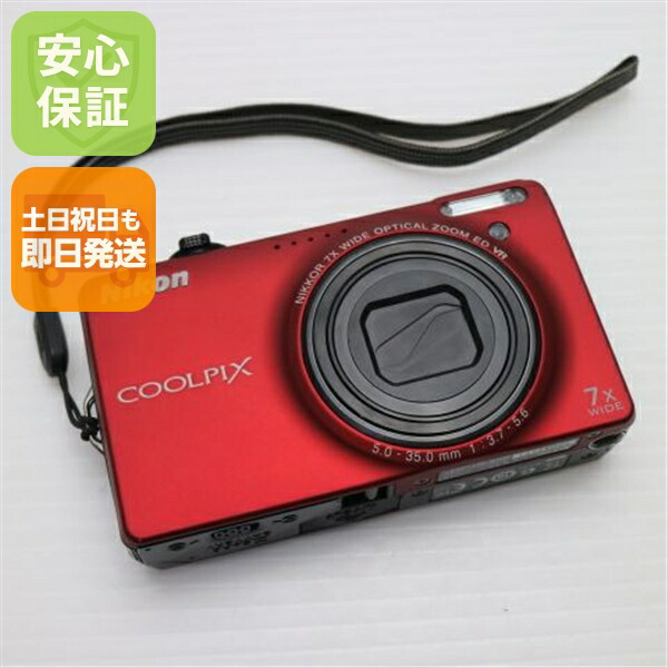 楽天市場】【中古】 良品中古 COOLPIX S6000 フラッシュレッド 安心