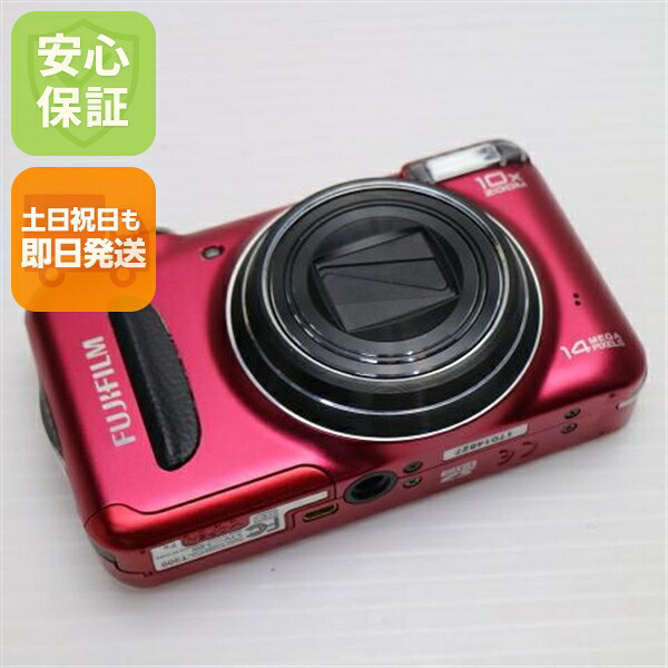【中古】 新品同様 FinePix T300 レッド 安心保証 即日発送 FUJIFILM デジカメ デジタルカメラ 本体 土日祝発送OK|エムティーエム
