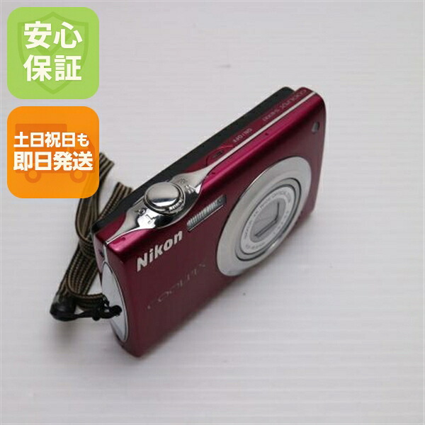 【中古】 美品 COOLPIX S4000 ルビーレッド 安心保証 即日発送 Nikon デジカメ デジタルカメラ 本体 土日祝発送OK|エムティーエム
