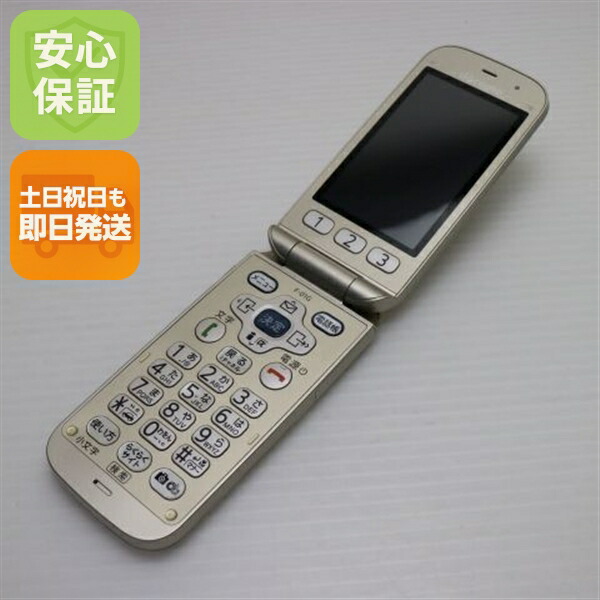 docomo F-01M ピンク 初期化済中古 中古 らくらくホン F-01M docomo版SIMフリー 本体 Cランク 携帯電話