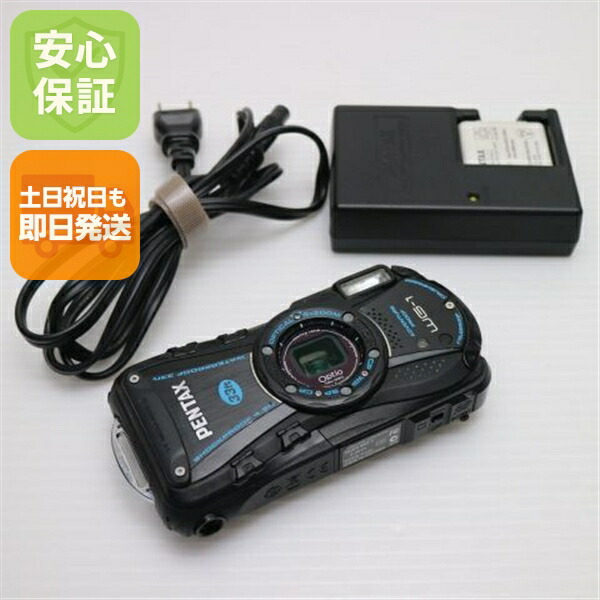 楽天市場】【中古】 美品 Optio W60 オーシャンブルー 安心保証 即日