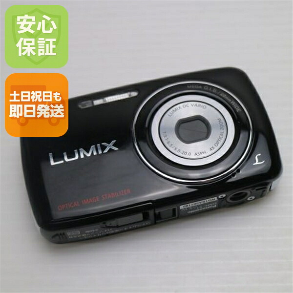 【中古】 超美品 DMC-S1 黒いこと 楽になること引き受ける 即日送りとどける Panasonic LUMIX ディジカメ 本体 週末祝送りとどける聞き入れる