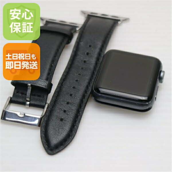 【中古】 美品 Apple Watch series2 42粍 黒いこと 安全性のある引き受ける 即日送りとどける apple  本体 週末祝送りとどける差しゆるす