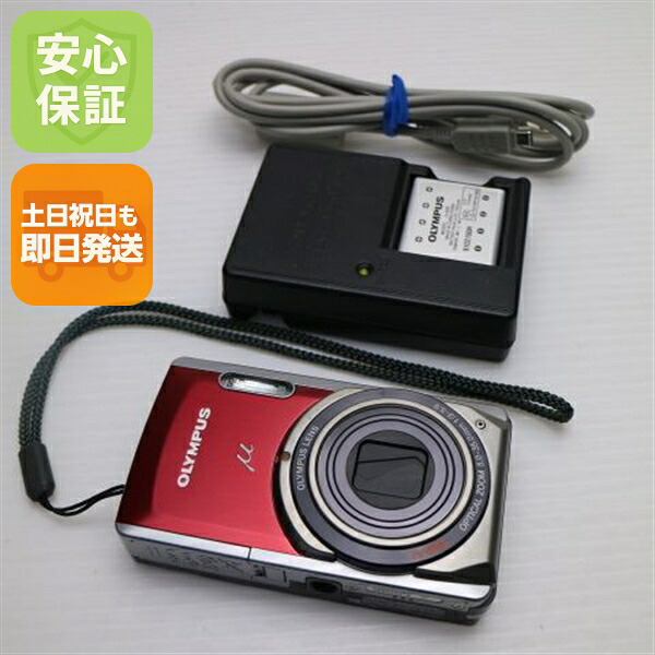 【中古】 超美品 μ-7020 赤いこと 楽になること引き受ける 即日送りとどける OLYMPUS ディジカメ デジタル写真機 本体 週末祝送りとどける聞き入れる