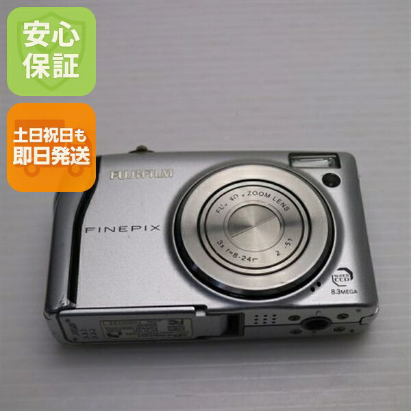 【中古】 美品 FinePix F40fd しろがね色 楽になること引き受ける 即日送りとどける FUJIFILM ディジカメ デジタル写真機 本体 週末祝送りとどける聞き入れる