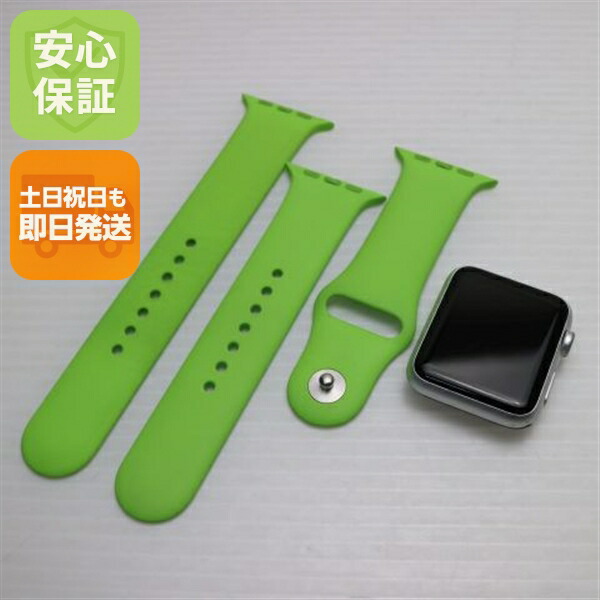 【中古】 超美品 Apple Watch 42粍 緑であること 安全性のある引き受ける 即日送りとどける WATCH Apple 運動競技ダンス楽隊 本体 週末祝送りとどける差しゆるす