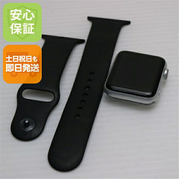 【中古】 良品中古 Apple Watch series3 42粍 GPS+Cellular セルラーモデル しろがね色  安全性のある引き受ける 即日送りとどける  Apple 中古本体  中古 週末祝送りとどける差しゆるす