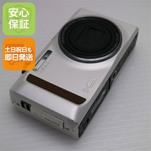 【中古】 良品中古 EX-ZR400 HIGH SPEED EXILIM ホワイト 安心保証 即日発送 デジカメ CASIO 本体 土日祝発送OK｜エムティーエム