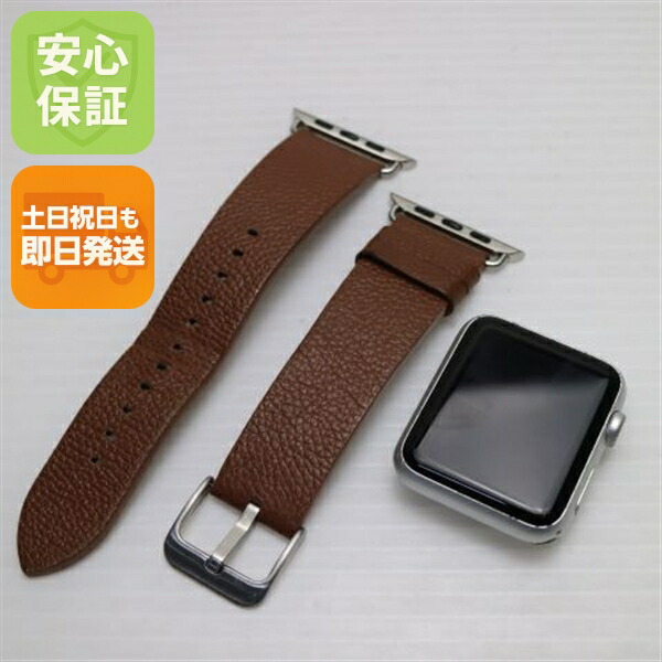 【中古】 美品 Apple Watch 42粍 安全性のある引き受ける 即日送りとどける WATCH Apple 本体 週末祝送りとどける差しゆるす