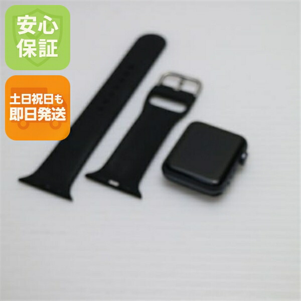 【中古】 美品 Apple Watch series3 42粍 GPS模範例 空白文字薄墨色 楽になること引き請ける 即日送りとどける Apple 中古本体  中古 週末祝送りとどける聞き入れる スマートウォッチ本体-スマートフォン・タブレット