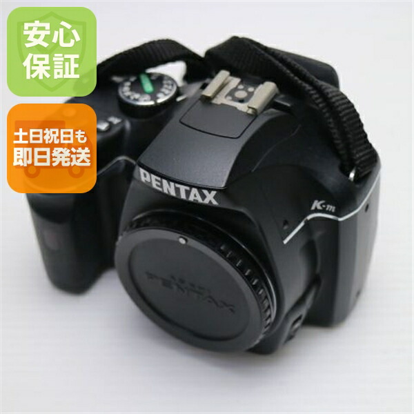 【中古】 超美品 PENTAX K-m 黒いこと 安全性のある引き請ける 即日送りとどける PENTAX デジタル一眼 本体 週末祝送りとどける聞き届ける