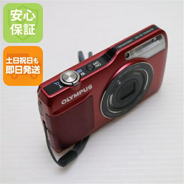 【中古】 美品 VG-170 レッド 安心保証 即日発送 デジカメ OLYMPUS デジタルカメラ 本体 土日祝発送OK｜エムティーエム