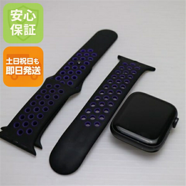 【中古】美品 Apple Watch series5 44粍 GPS模範例  あき場所黒いこと 中古 週末祝送りとどける差しゆるす