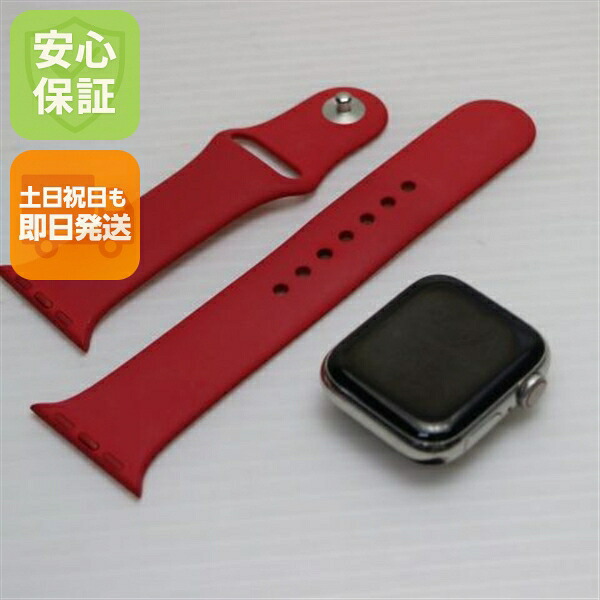 【中古】美品 Apple Watch series4 40粍 GPS+Cellular セルラー  しろがね色 中古 週末祝送りとどける差しゆるす