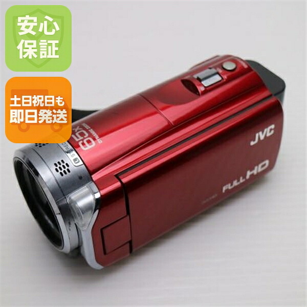 【中古】 美品 GZ-E565 ローズレッド 安心保証 即日発送 デジタルビデオカメラ Victor 本体 土日祝発送OK｜エムティーエム