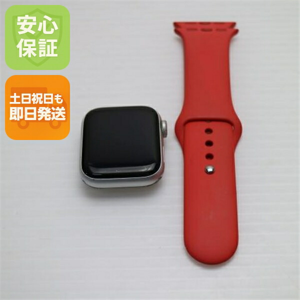 【中古】安全性のある引き受ける 良品中古 Apple Watch SE（第2時人） 40粍 GPS+Cellular セルラー しろがね色 スマホ 中古週末祝送りとどける
