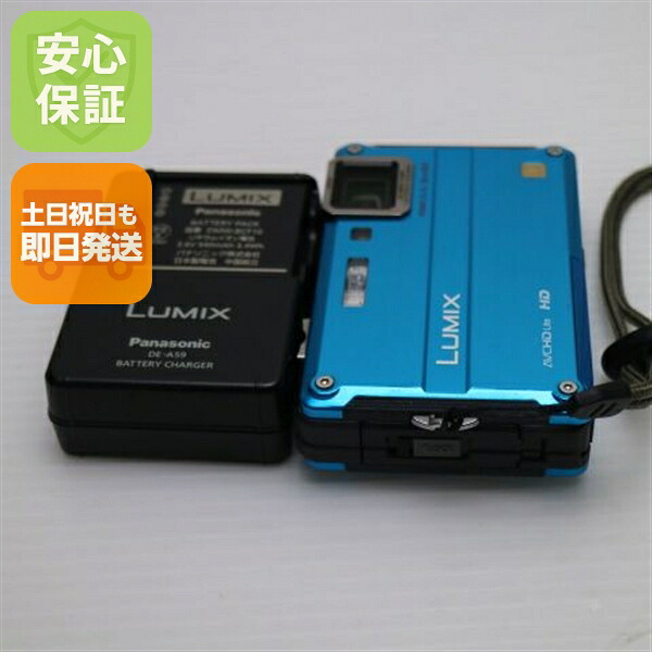 【中古】 新品同様 DMC-FT2 スプラッシュブルー 安心保証 即日発送 Panasonic LUMIX デジカメ 本体 土日祝発送OK｜エムティーエム 8,280円