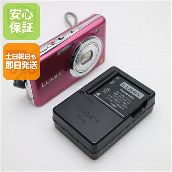 【中古】 美品 DMC-FX77 グラマラスピンク 安心保証 即日発送 Panasonic LUMIX デジカメ 本体 土日祝発送OK|エムティーエム
