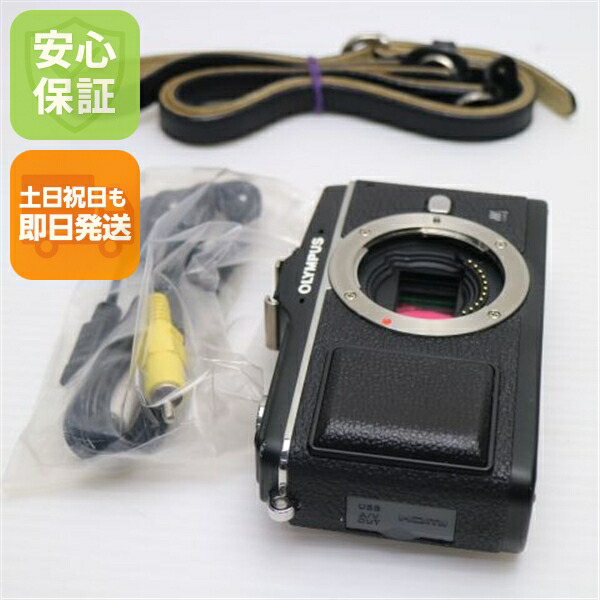 【中古】 美品 E-P2 黒いこと 上半身 楽になること引き受ける 即日送りとどける OLYMPUS デジタル一眼 本体 週末祝送りとどける聞き入れる