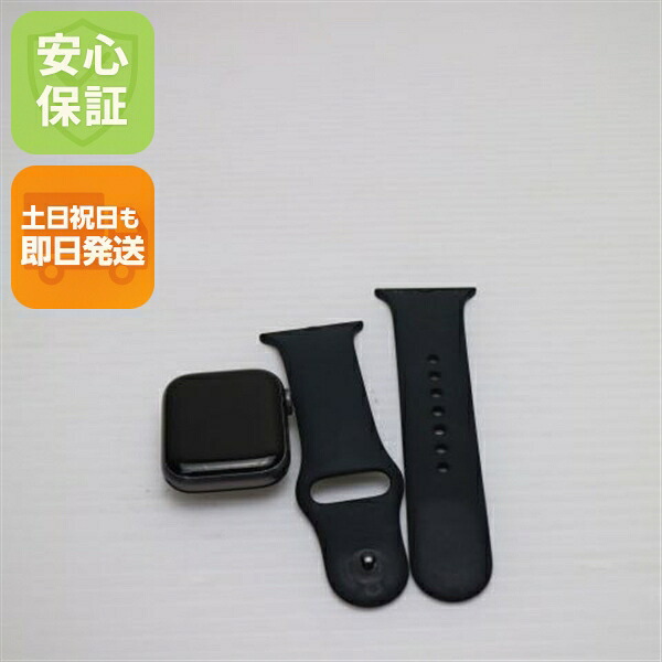【中古】美品 Apple Watch series5 40粍 GPS模範例  あき場所黒いこと 中古 週末祝送りとどける差しゆるす