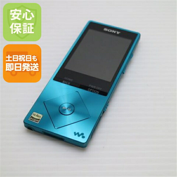 【中古】 美品 NW-A16 青色 楽になること引き受ける 即日送りとどける walkman SONY 本体 週末祝送りとどける聞き入れる