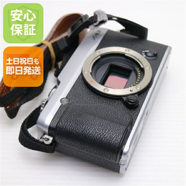 【中古】 美品 FUJIFILM X-E2 しろがね色 楽になること引き請ける 即日送りとどける 鏡鑑受け答え一眼 FUJIFILM 本体 週末祝送りとどける聞き入れる