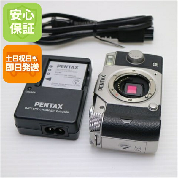 【中古】 新品負けず劣らず PENTAX Q10 しろがね色 上半身 安全性のある引き請ける 即日送りとどける デジ1 PENTAX デジタル写真機 本体 週末祝送りとどける聞き届ける
