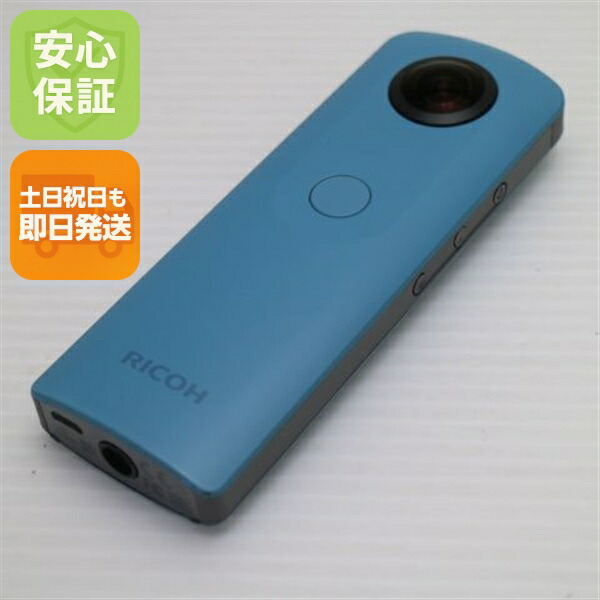 【中古】 超美品 RICOH THETA SC Blue 楽になること引き受ける 即日送りとどける コンデジ RICOH 本体 週末祝送りとどける聞き入れる