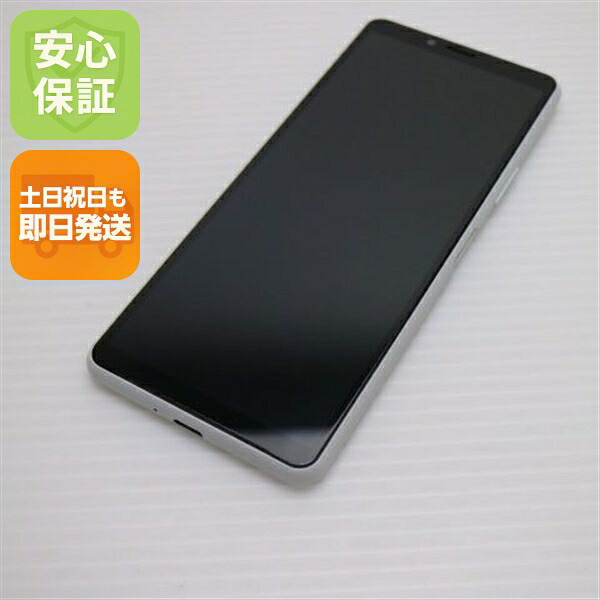 【中古】新品負けず劣らず SO-41A Xperia 10 II 白いこと スマホ 白ROM 中古 週末祝送りとどける差しゆるす