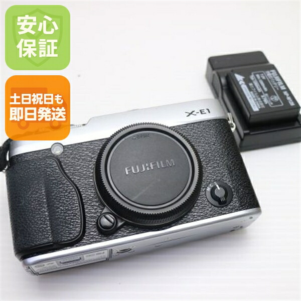 【中古】 超美品 FUJIFILM X-E1 しろがね色 上半身 楽になること引きうける 即日送りとどける デジ1 FUJIFILM デジタル写真機 本体 週末祝送りとどける聞き入れる