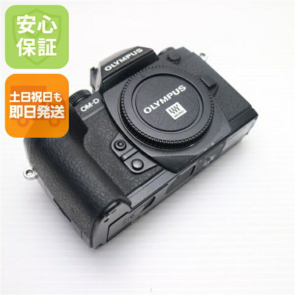 【中古】 美品 E-M1 OM-D 黒いこと 楽になること引きうける 即日送りとどける 鏡鑑受け答え一眼 OLYMPUS 本体 週末祝送りとどける聞き入れる
